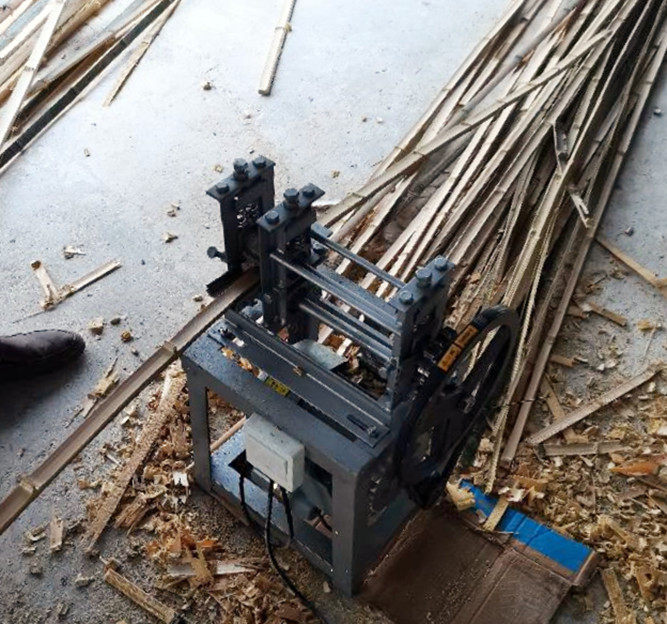 销电动竹片分层机 破篾机 启篾机竹篾开片竹条分离机竹艺加工破厂