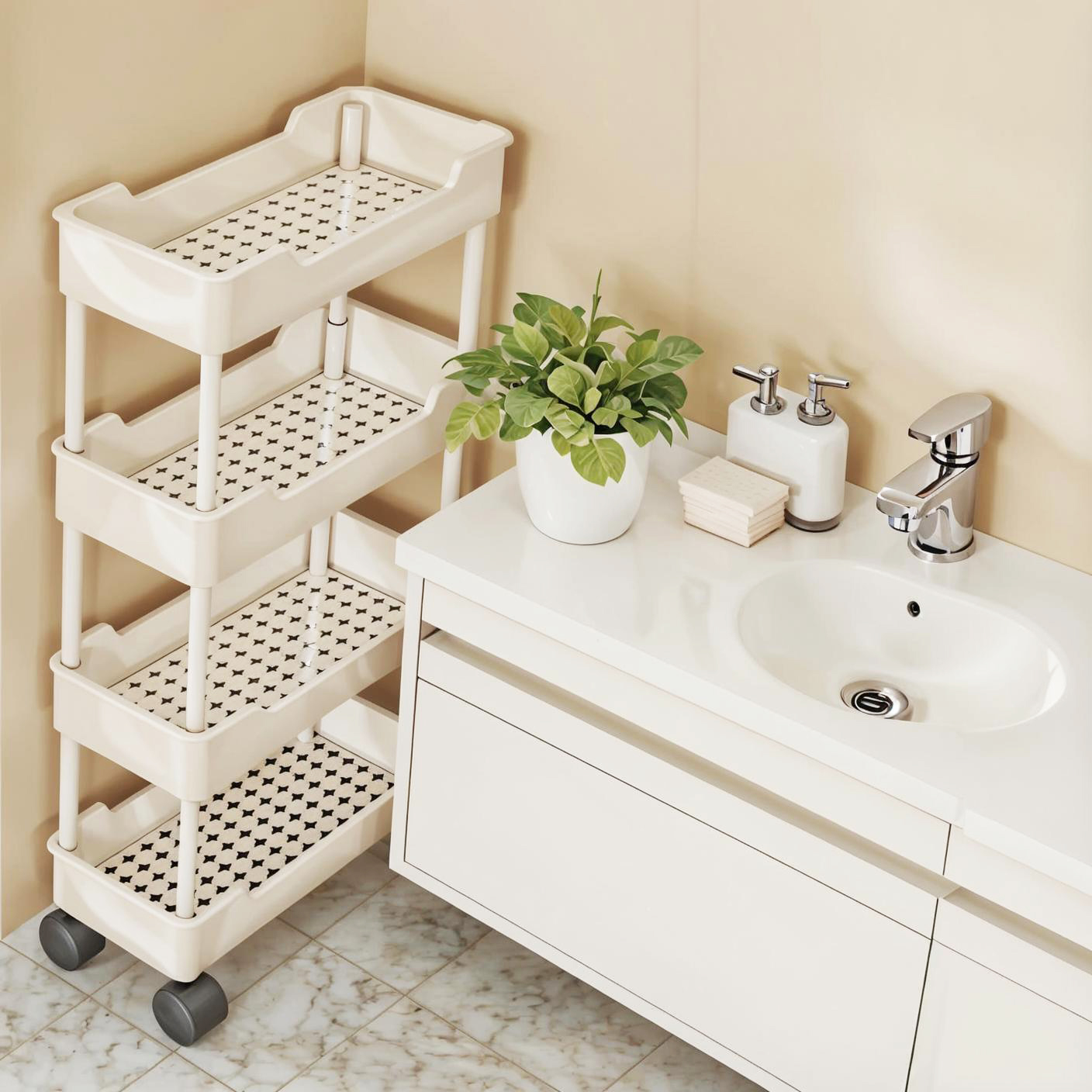 加厚！加大！夹缝置物架