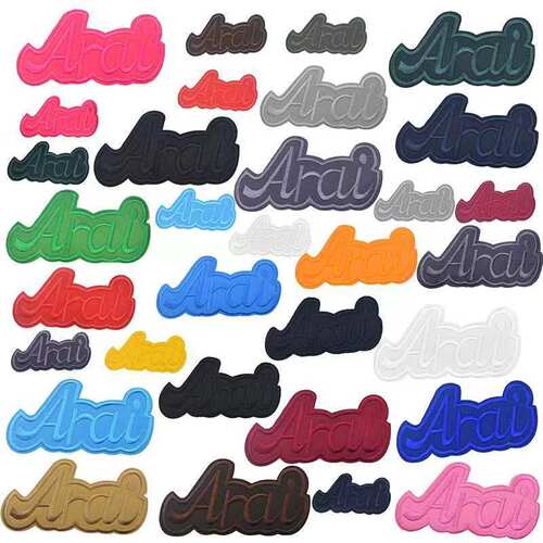 大中小号Arai字母刺绣补丁贴破洞