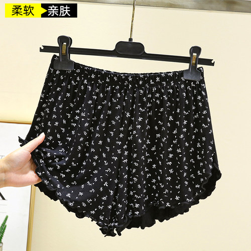 莫代尔高腰短裤女夏季