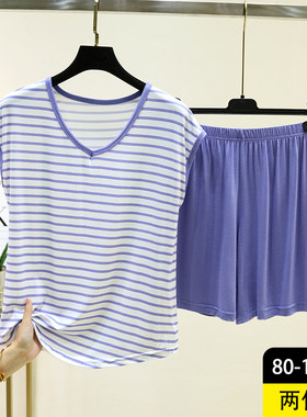 莫代尔V领无袖家居服夏季