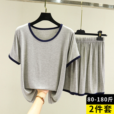 夏季莫代尔居家睡衣套装