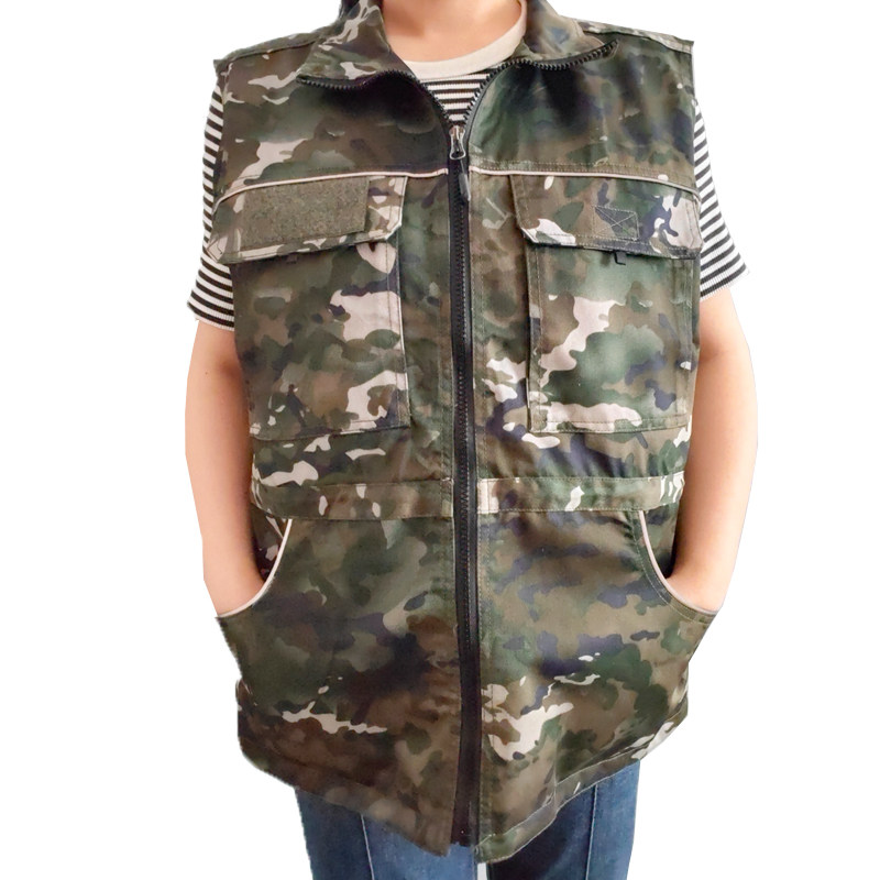 迷彩助训马甲大师训犬服多兜背心