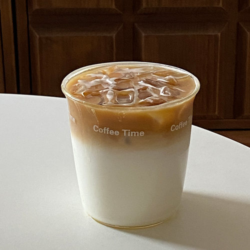 ins极简字母coffee time咖啡杯 简约英文高硼硅玻璃杯 耐高温水杯