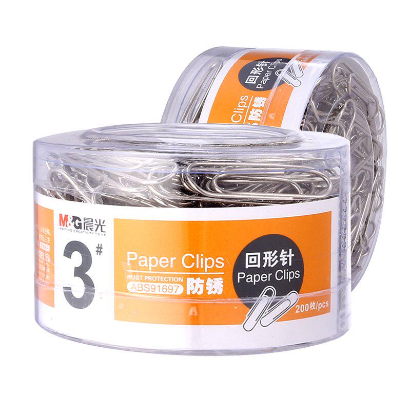 CHENGUANG 클립 회계 녹슬지 않는 상자 NO. 3 클립 클립 ABS91698 당 200 개
