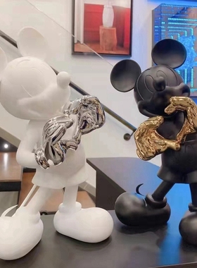 Leblon delienne 浪漫爱心米奇可爱艺术摆件潮玩时尚情调玩偶礼品