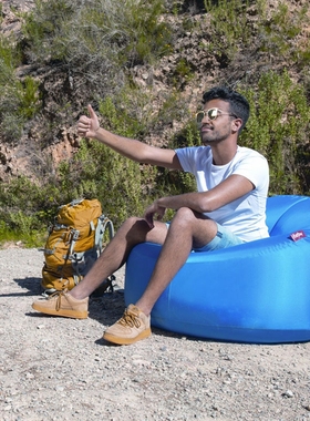 荷兰进口FATBOY休闲懒人充气沙发户外海边郊游露营便携单人扶手椅