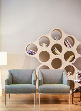 意大利Cappellini Cloud Bookcase 云朵书架洞洞置物架组合收纳架