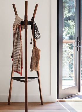 意大利进口Magis Steelwood 简约衣帽架钢木结合落地挂衣架收纳架