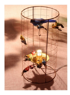 法国Mathieu Challieres volière 鸟笼落地灯立灯台灯装饰灯