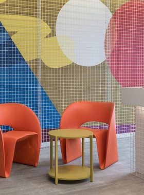 意大利进口Magis RAVIOLO 简约创意休闲椅扶手椅靠背椅多色户外椅