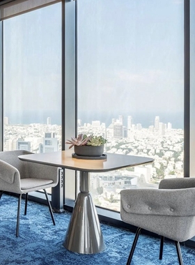 西班牙进口SANCAL Pion H74 简约现代艺术圆形书桌餐桌茶几咖啡桌