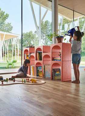 意大利Magis Eur 组合置物架儿童收纳柜书架模块收纳