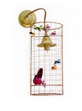 法国Mathieu Challieres Applique Voliere 手工鸟笼壁灯装饰灯