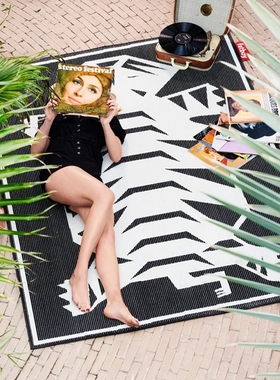 荷兰进口Fatboy简约地毯卧室床边地垫茶几沙发防滑防静电户外脚垫