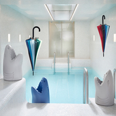 饰摆件 鳄鱼伞筒雨伞桶落地雨伞架创意收纳装 意大利Qeeboo KILLER