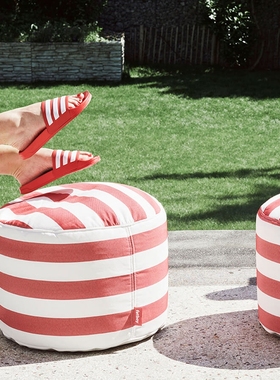 荷兰进口Fatboy点点凳懒人沙发凳脚凳圆墩室内户外两用休闲小矮凳