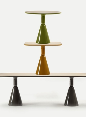 西班牙进口SANCAL Pion 系列多功能家用大理石椭圆圆形餐桌会议桌