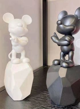 leblon delienne站立米奇摆件手办潮流卡通桌面装饰艺术礼物礼品