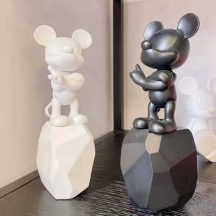 leblon 饰艺术礼物礼品 delienne站立米奇摆件手办潮流卡通桌面装