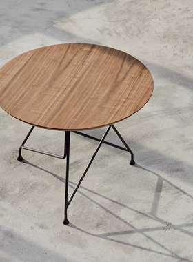 camino Euphony Coffee Table 胡桃木圆桌实木茶几客厅咖啡桌