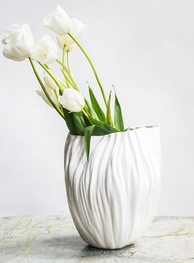 意大利进口Driade ADELAIDE 骨瓷花瓶客厅卧室花器家居装饰摆件