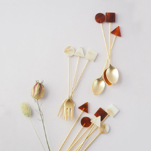 elfin不锈钢西餐具咖啡勺餐叉