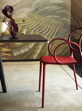 意大利进口Driade SISSI可堆叠椅子家居扶手椅餐椅休闲椅多色可选