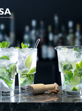 LSA 英国进口 水晶玻璃水杯 威士忌酒杯 家用冷水杯 果汁杯 酒杯