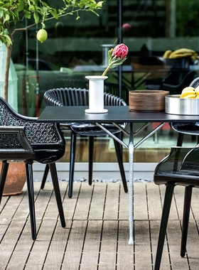 意大利进口magis cyborg elegant创意简约餐椅办公椅休闲椅扶手椅