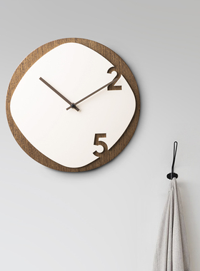 意大利 SABRINA FOSSI DESIGN 简约木制钟表客厅书房创意装饰钟表