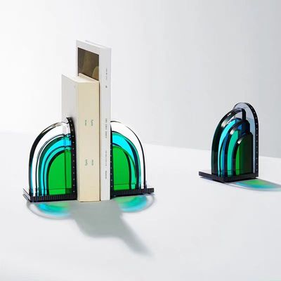 Reflections水晶玻璃书档摆件