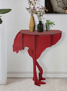 法国Ibride Diva鸵鸟女王边桌玄关桌边几写字台置物架客厅装饰桌