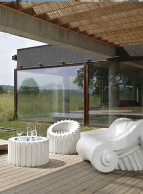 意大利Gufram CAPITELLO罗马柱头休闲椅户外椅高级感设计躺椅座椅