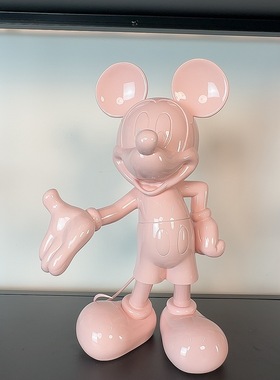Leblon delienne迪士尼Disney浅粉色米奇摆件雕塑艺术手办 超值价