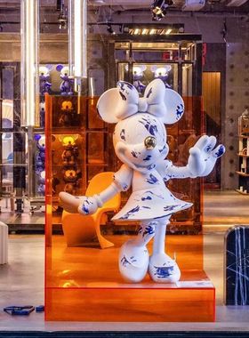 Leblon Delienne联名Marcel Wanders艺术家大号米妮米奇落地摆件