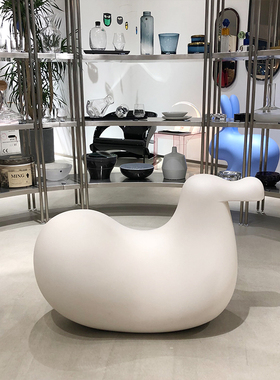 意大利进口Magis DODO创意儿童摇摇椅彩色嘟嘟鸟座椅艺术玩具摆件