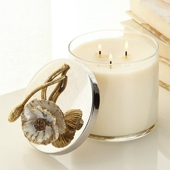 Michael Aram蝴蝶银杏海葵花樱花马蹄莲鸢尾花大豆蜡香薰蜡烛香氛