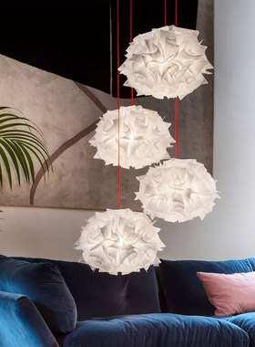 意大利进口Slamp Veli卧室客厅餐厅别墅复式吊灯奢华浪漫创意灯具