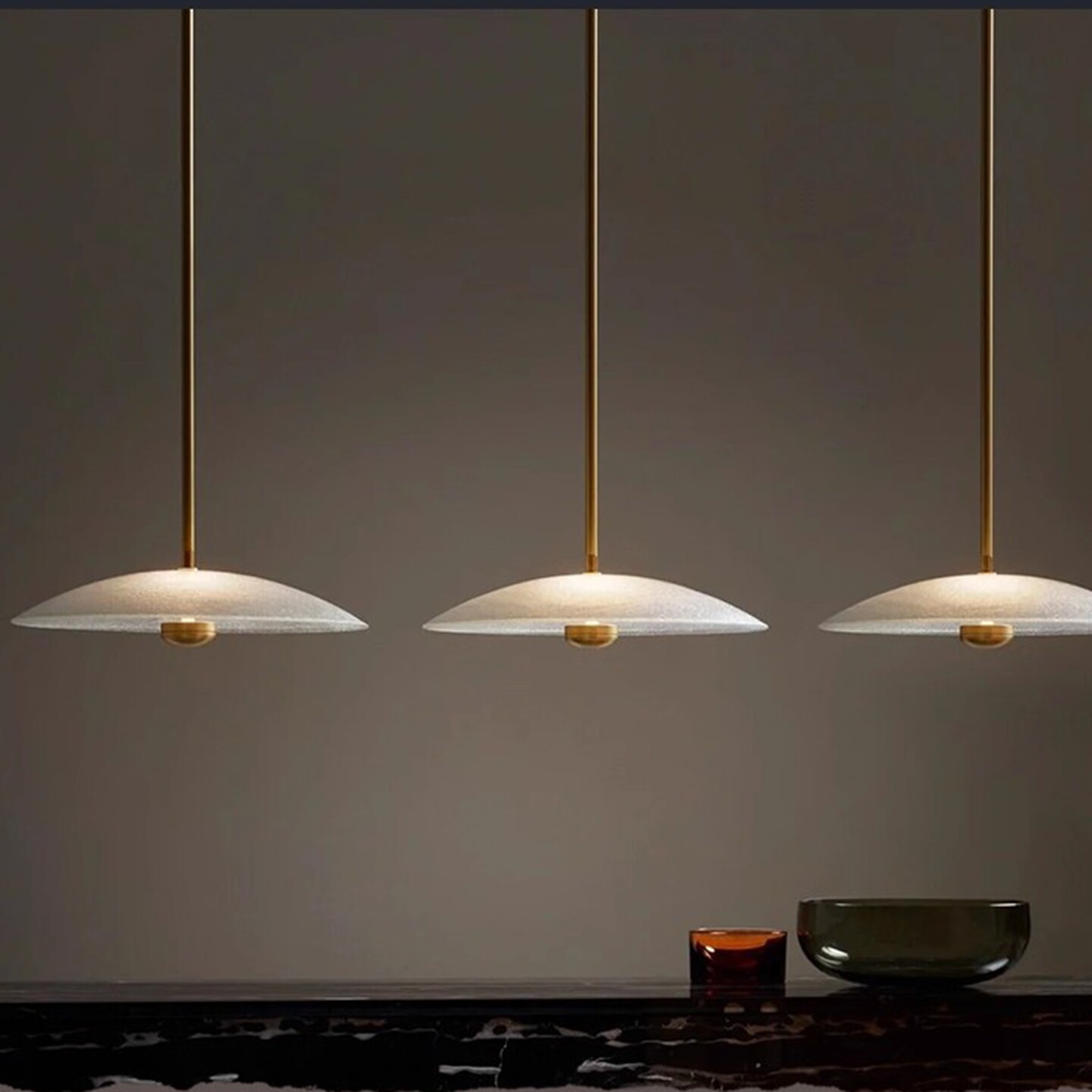 英国进口CTO Lighting Cielo现代轻奢简约餐厅客厅书房玻璃吊灯