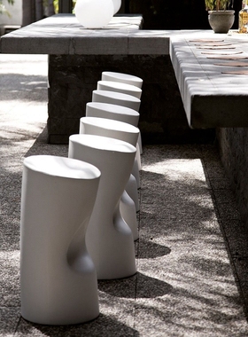 意大利进口Driade TOKYO-POP Stool简约现代户外凳子扶手椅高脚凳