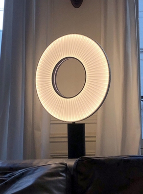 法国进口Dix heures dix 现代简约LED台灯客厅书房卧室床头布艺灯