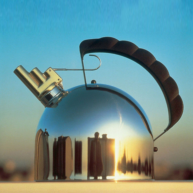 意大利ALESSI Kettle 艺术双音琴烧水壶不锈钢热水壶家用手工水瓶