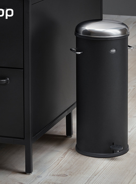 丹麦Vipp16 Pedalspand 18L脚踏垃圾桶厨房卫浴纸篓桶垃圾篓
