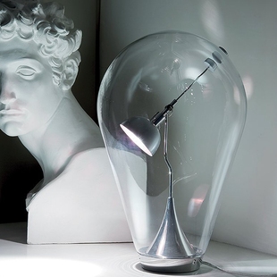 意大利进口Lodes Blow轻奢简约吹制玻璃台灯客厅书房卧室创意灯具
