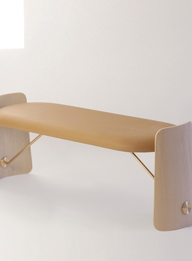 德国进口Dante Biscotto 客厅餐厅长凳榉木换鞋凳长条凳实木凳子