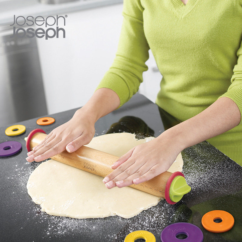 英国joseph joseph 擀面杖可调面饼杖 厚度大小面杖烘焙工具