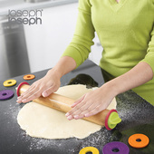 厚度大小面杖烘焙工具 擀面杖可调面饼杖 英国joseph joseph