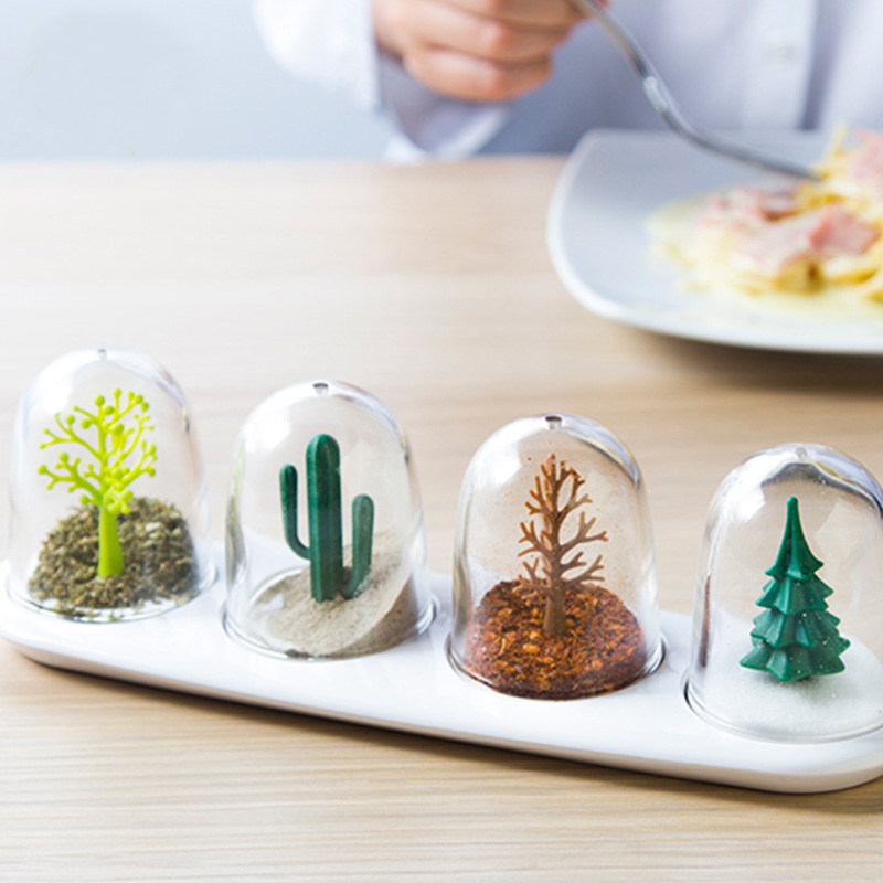 泰国 QUALY 调味罐调味瓶套装塑料调味瓶调味器创意礼品