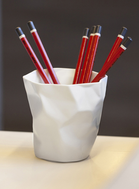 丹麦Essey Pen Pen 褶皱笔筒收纳桶圆筒收纳盒笔筒礼物